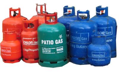 Gas cylinders similar to the ones used in many improvised bombs